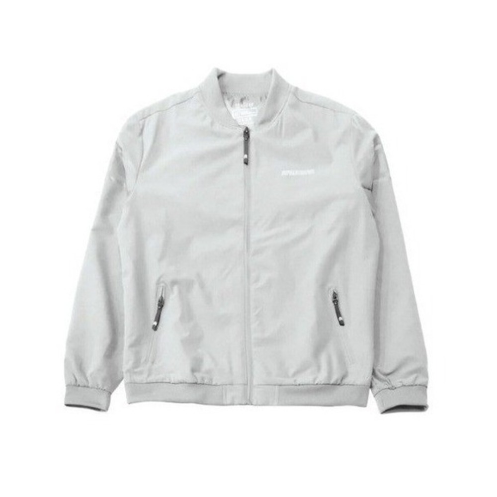 Rawgear Reflective Line Bomber Jacket Light Gray Lightweight‎ Long Sleeve L